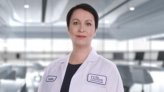 image of Dr. Nadine Pernodet for Estee Lauder